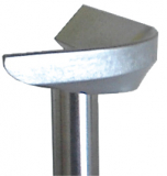 Handauflagenoberteil Schaftdurchmesser 1" (25,4 mm) - gebogen DH80170-25
