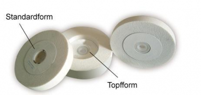 Edelkorundscheiben K60 Topfform DESKS150-40T